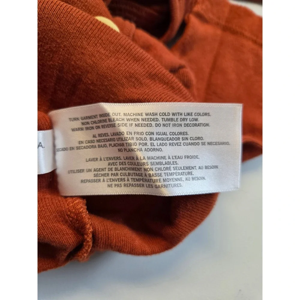 Koala Baby Rust Orange I Love You Smore Long Sleeve Bodysuit 3-6M